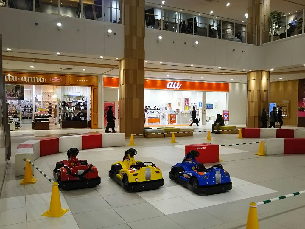 出張ゴーカート事例東京都某ショッピングモール