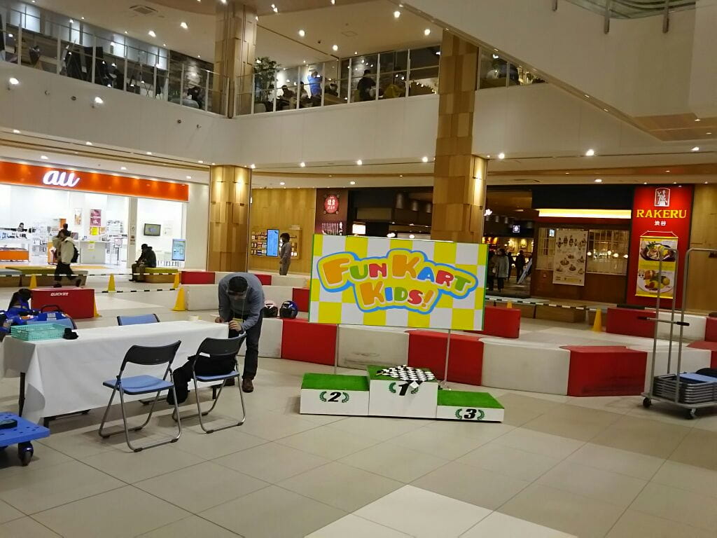 出張ゴーカート事例東京都某ショッピングモール