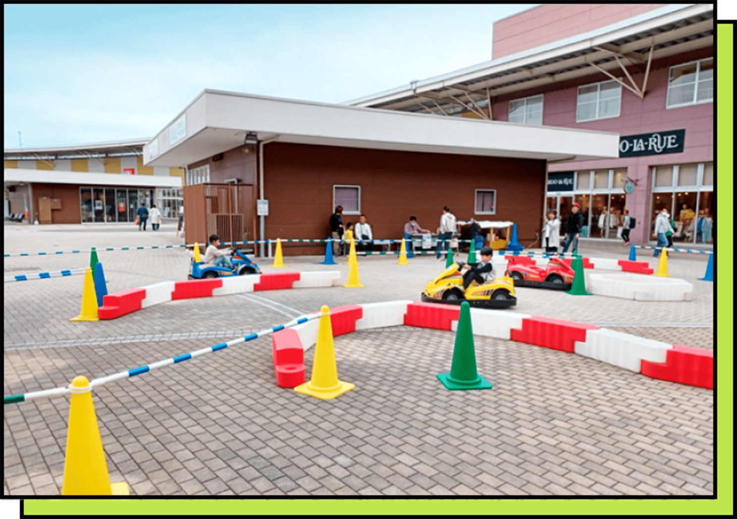 子ども、ファミリーが集まるイベントの目玉【EVレンタルゴーカート】