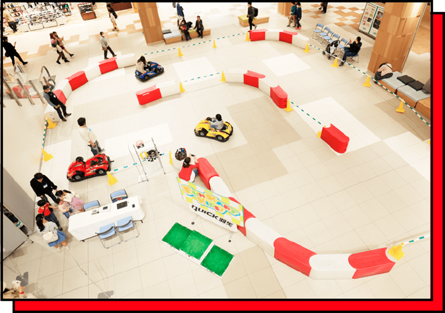 子ども、ファミリーが集まるイベントの目玉【EVレンタルゴーカート】